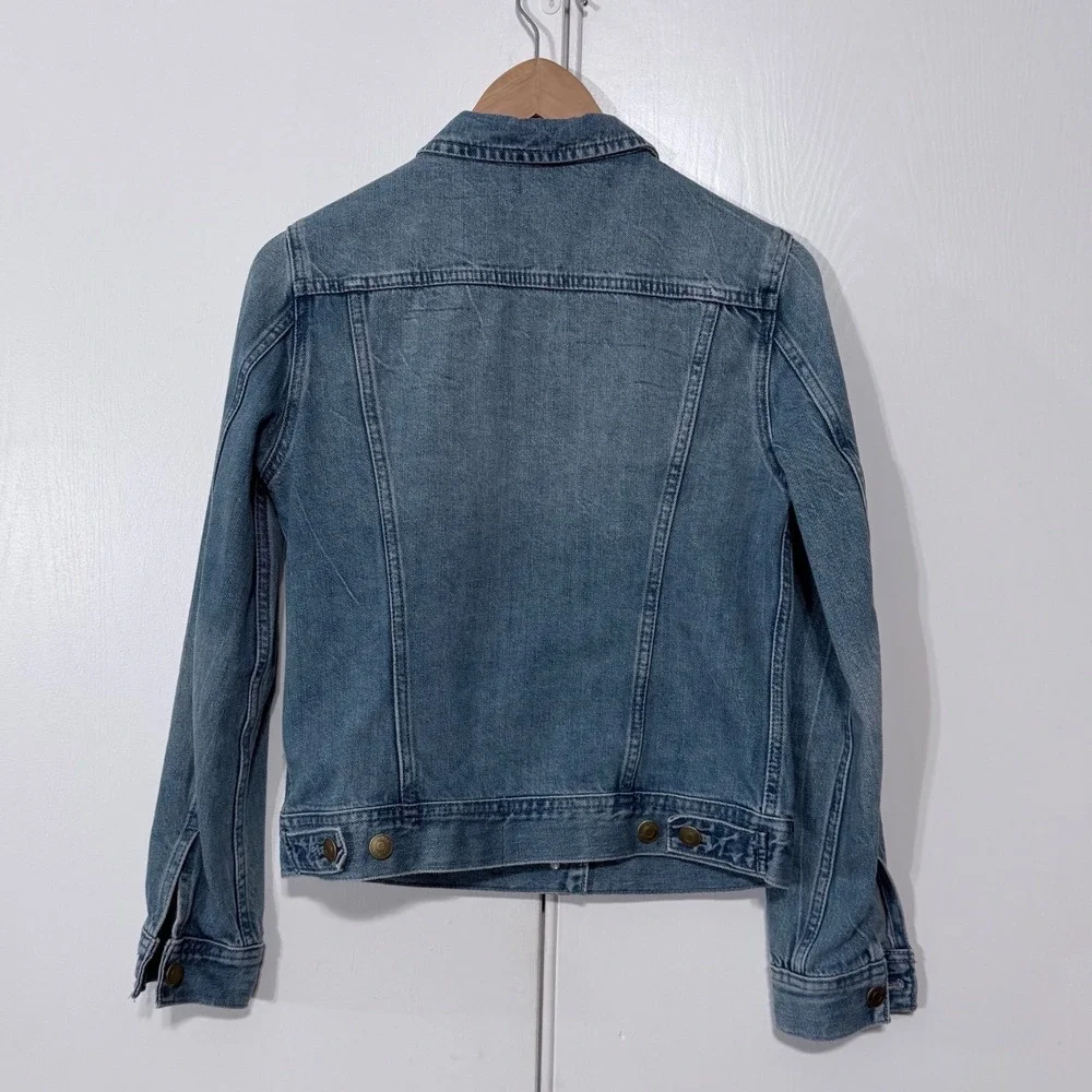 J. Crew XS Classic Denim Jacket in Brilliant Day Wash $98